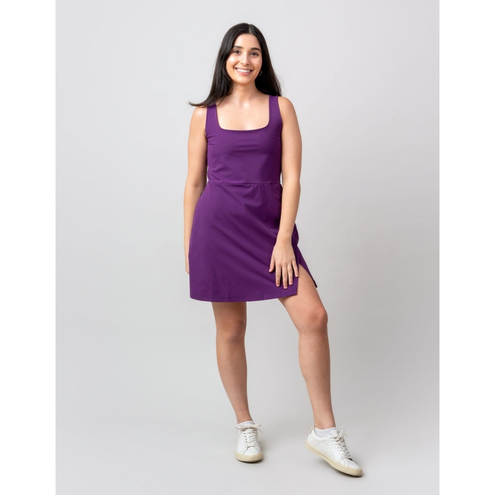 Alder Get Dirty Dress 2.0 Outdoor Athletic Mini Dress Eggplant Purple